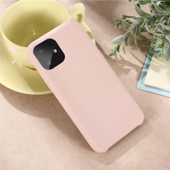 Силиконовый чехол Mobile Shell для iPhone 11 Pro Max (розовый) Силиконовый чехол Mobile Shell для iPhone 11 Pro Max (розовый)