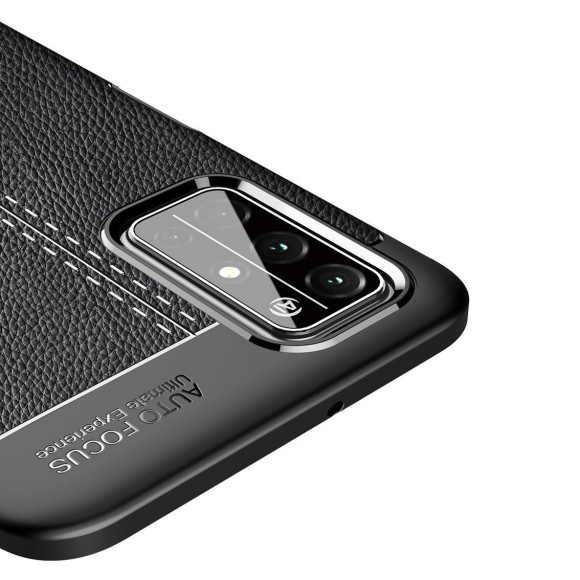 Чехол-накладка Litchi Grain для Honor 30S (CDY-AN90) (черный)