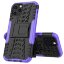 Чехол Hybrid Armor для iPhone 12 / iPhone 12 Pro (черный + фиолетовый)