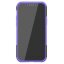 Чехол Hybrid Armor для iPhone 12 / iPhone 12 Pro (черный + фиолетовый)