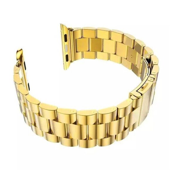 Стальной браслет Solid Stainless для Apple Watch 44 и 42мм (золото) Стальной браслет Solid Stainless для Apple Watch 44 и 42мм (золото)