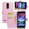 Чехол с визитницей для LG K10 (2017) M250 (розовый)