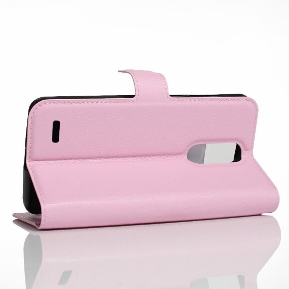 Чехол с визитницей для LG K10 (2017) M250 (розовый) Чехол с визитницей для LG K10 (2017) M250 (розовый)