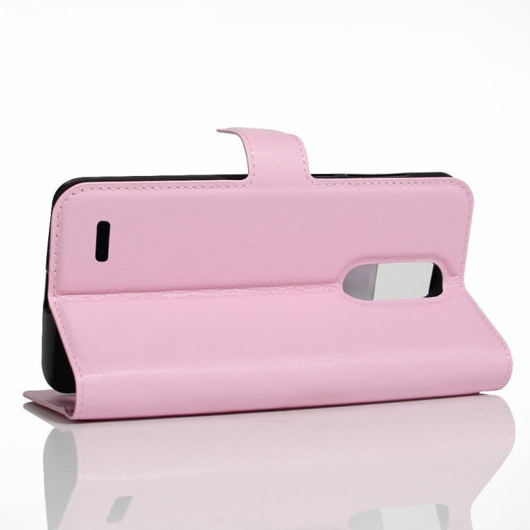 Чехол с визитницей для LG K10 (2017) M250 (розовый)