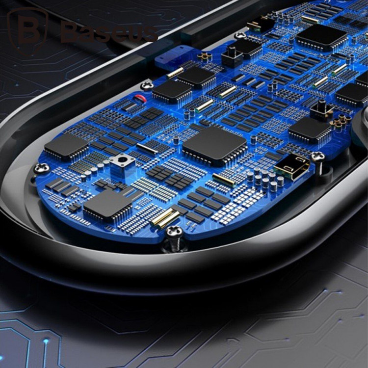 Двойное беспроводное зарядное устройство Baseus Dual Positions (белый)