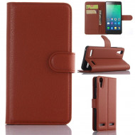 Чехол с визитницей для Lenovo A6000 (коричневый) Чехол с визитницей для Lenovo A6000 (коричневый)