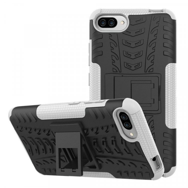 Чехол Hybrid Armor для Asus Zenfone 4 Max ZC554KL (черный + белый)
