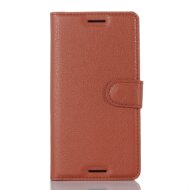 Чехол с визитницей для Sony Xperia L1 (коричневый) Чехол с визитницей для Sony Xperia L1 (коричневый)