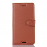 Чехол с визитницей для Sony Xperia L1 (коричневый)