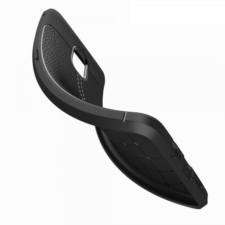 Чехол-накладка Litchi Grain для OnePlus 3 / OnePlus 3T (темно-синий)