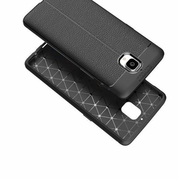 Чехол-накладка Litchi Grain для OnePlus 3 / OnePlus 3T (темно-синий) Чехол-накладка Litchi Grain для OnePlus 3 / OnePlus 3T (темно-синий)