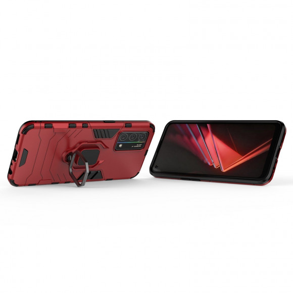 Чехол Armor Ring Holder для Realme GT Master Edition (красный)