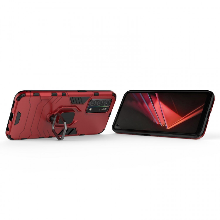 Чехол Armor Ring Holder для Realme GT Master Edition (красный)