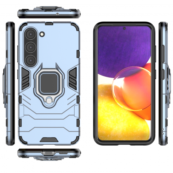 Чехол Armor Ring Holder для Samsung Galaxy S23 (темно-синий) Чехол Armor Ring Holder для Samsung Galaxy S23 (темно-синий)