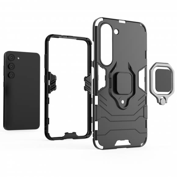 Чехол Armor Ring Holder для Samsung Galaxy S23 (темно-синий) Чехол Armor Ring Holder для Samsung Galaxy S23 (темно-синий)