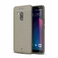 Чехол-накладка Litchi Grain для HTC U11+ (серый) Чехол-накладка Litchi Grain для HTC U11+ (серый)