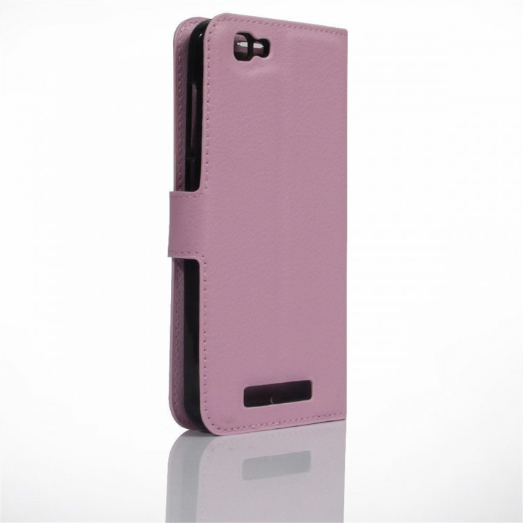Чехол с визитницей для ZTE Blade A610 (розовый)
