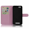 Чехол с визитницей для ZTE Blade A610 (розовый)