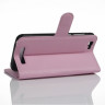 Чехол с визитницей для ZTE Blade A610 (розовый)