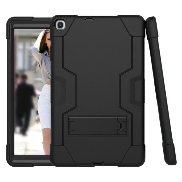 Гибридный TPU чехол для Samsung Galaxy Tab A 10.1 (2019) SM-T510 / SM-T515 (черный) Гибридный TPU чехол для Samsung Galaxy Tab A 10.1 (2019) SM-T510 / SM-T515 (черный)