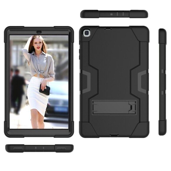 Гибридный TPU чехол для Samsung Galaxy Tab A 10.1 (2019) SM-T510 / SM-T515 (черный) Гибридный TPU чехол для Samsung Galaxy Tab A 10.1 (2019) SM-T510 / SM-T515 (черный)