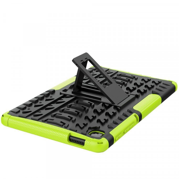 Чехол Hybrid Armor для Samsung Galaxy Tab A7 Lite SM-T220 / SM-T225 (черный + зеленый)