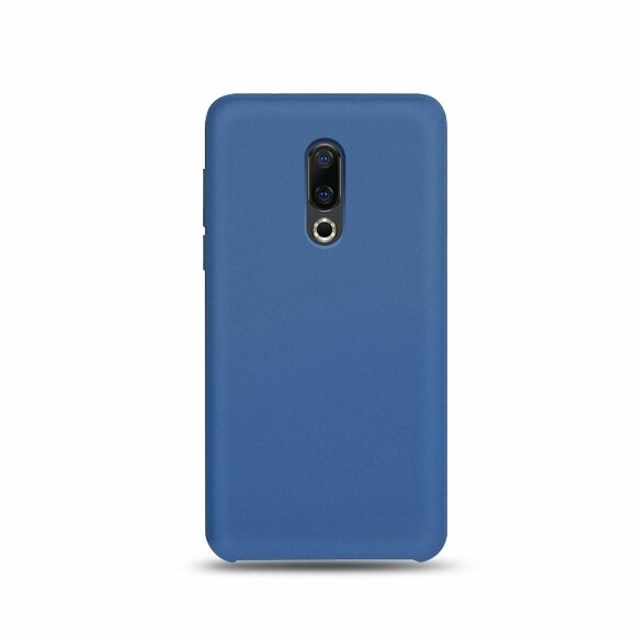 Силиконовый чехол Mobile Shell для Meizu 16 (M872H) (голубой)