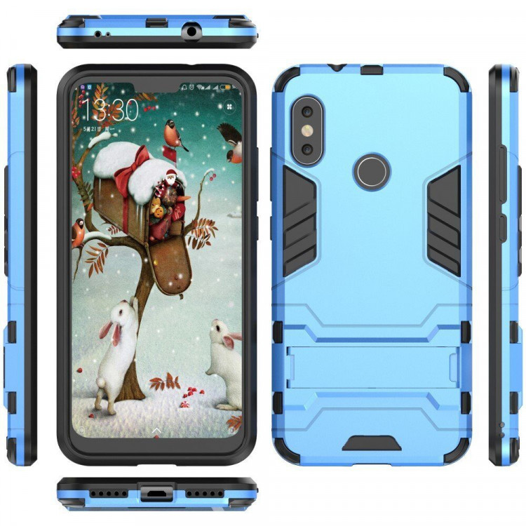 Чехол Duty Armor для Xiaomi Redmi 6 Pro / Mi A2 Lite (голубой)