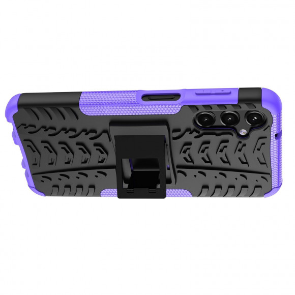 Чехол Hybrid Armor для Samsung Galaxy A54 (черный + фиолетовый) Чехол Hybrid Armor для Samsung Galaxy A54 (черный + фиолетовый)