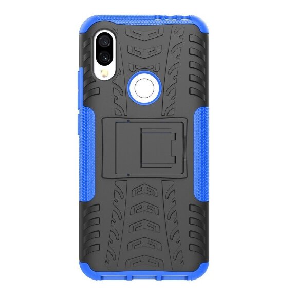 Чехол Hybrid Armor для Xiaomi Redmi 7 / Redmi Y3 (черный + голубой)