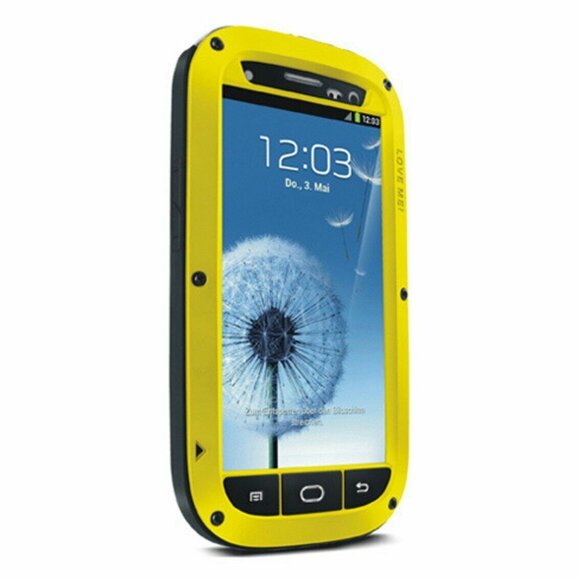 Чехол LOVE MEI для Samsung Galaxy S3 (желтый)