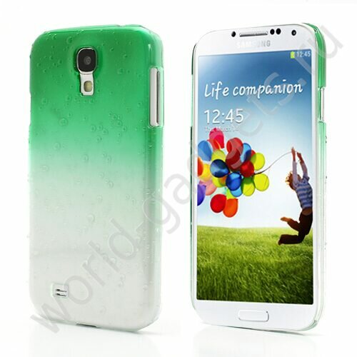Пластиковый чехол Gradient Color для Samsung Galaxy S4 / i9500 (зеленый)