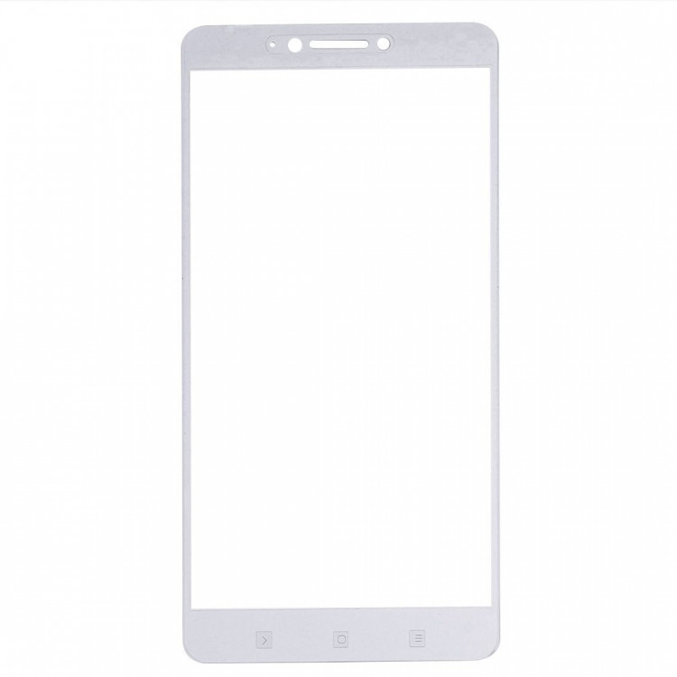 Защитное стекло 3D для Xiaomi Mi Max (серебряный)