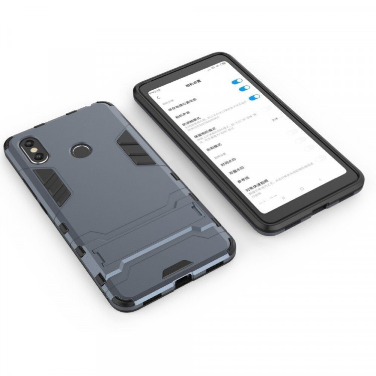 Чехол Duty Armor для Xiaomi Mi Max 3 (темно-синий)