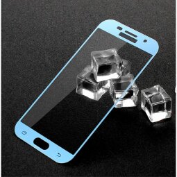 Защитное стекло 3D для Samsung Galaxy A5 (2017) SM-A520F (голубой)