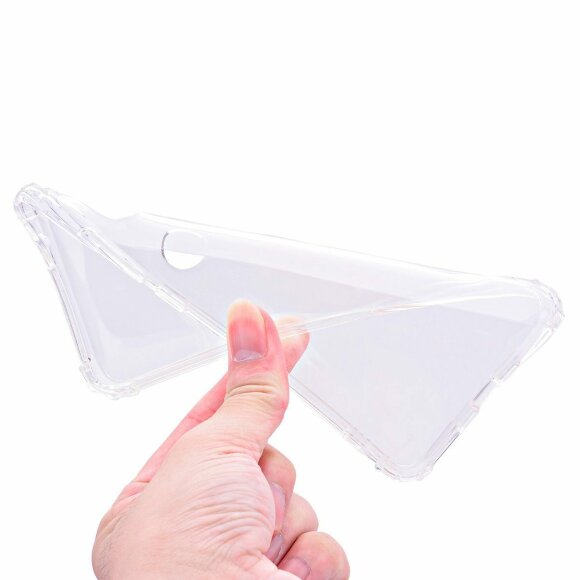 Силиконовый чехол с усиленными бортиками для Xiaomi Mi 6X / Xiaomi Mi A2 (прозрачный) Силиконовый чехол с усиленными бортиками для Xiaomi Mi 6X / Xiaomi Mi A2 (прозрачный)