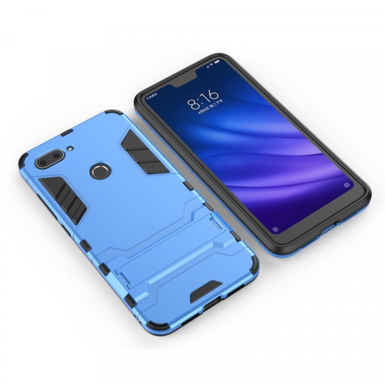 Чехол Duty Armor для Xiaomi Mi 8 Lite (голубой)