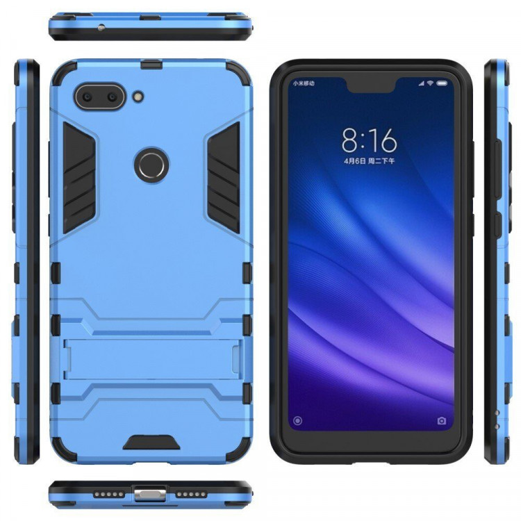 Чехол Duty Armor для Xiaomi Mi 8 Lite (голубой)