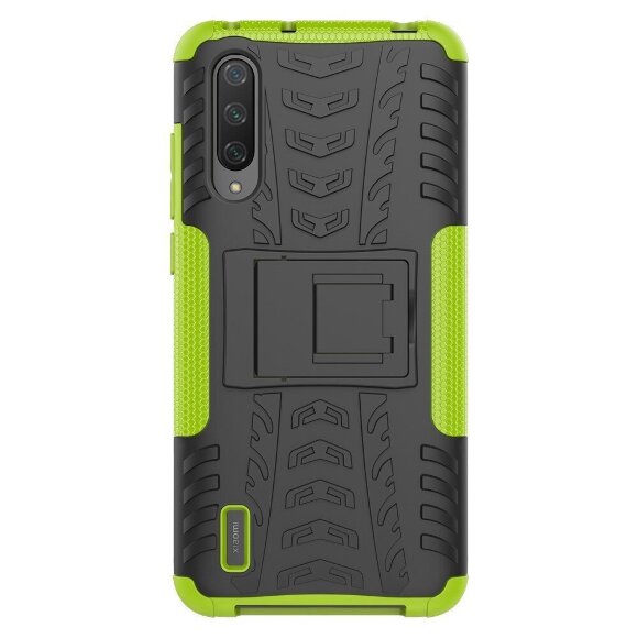 Чехол Hybrid Armor для Xiaomi Mi CC9 / Xiaomi Mi 9 Lite (черный + зеленый) Чехол Hybrid Armor для Xiaomi Mi CC9 / Xiaomi Mi 9 Lite (черный + зеленый)