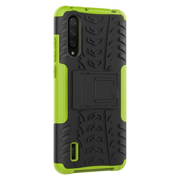 Чехол Hybrid Armor для Xiaomi Mi CC9 / Xiaomi Mi 9 Lite (черный + зеленый) Чехол Hybrid Armor для Xiaomi Mi CC9 / Xiaomi Mi 9 Lite (черный + зеленый)