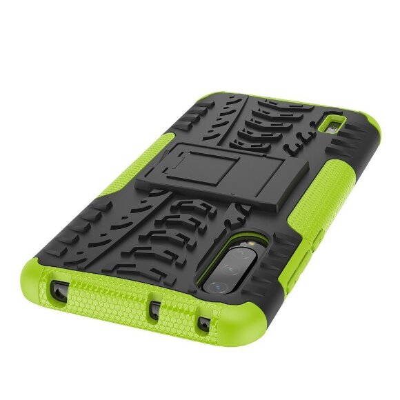 Чехол Hybrid Armor для Xiaomi Mi CC9 / Xiaomi Mi 9 Lite (черный + зеленый) Чехол Hybrid Armor для Xiaomi Mi CC9 / Xiaomi Mi 9 Lite (черный + зеленый)