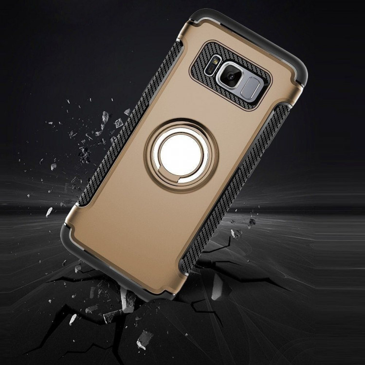 Чехол Hybrid Kickstand для Samsung Galaxy S8+ (золотой)