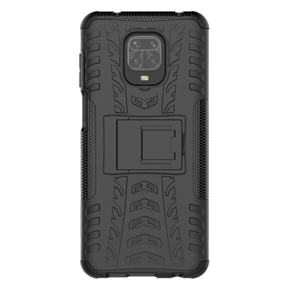 Чехол Hybrid Armor для Redmi Note 9S / Note 9 Pro / Note 9 Pro Max (черный) Чехол Hybrid Armor для Redmi Note 9S / Note 9 Pro / Note 9 Pro Max (черный)