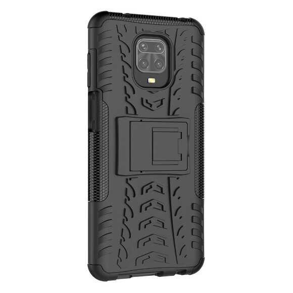 Чехол Hybrid Armor для Redmi Note 9S / Note 9 Pro / Note 9 Pro Max (черный) Чехол Hybrid Armor для Redmi Note 9S / Note 9 Pro / Note 9 Pro Max (черный)