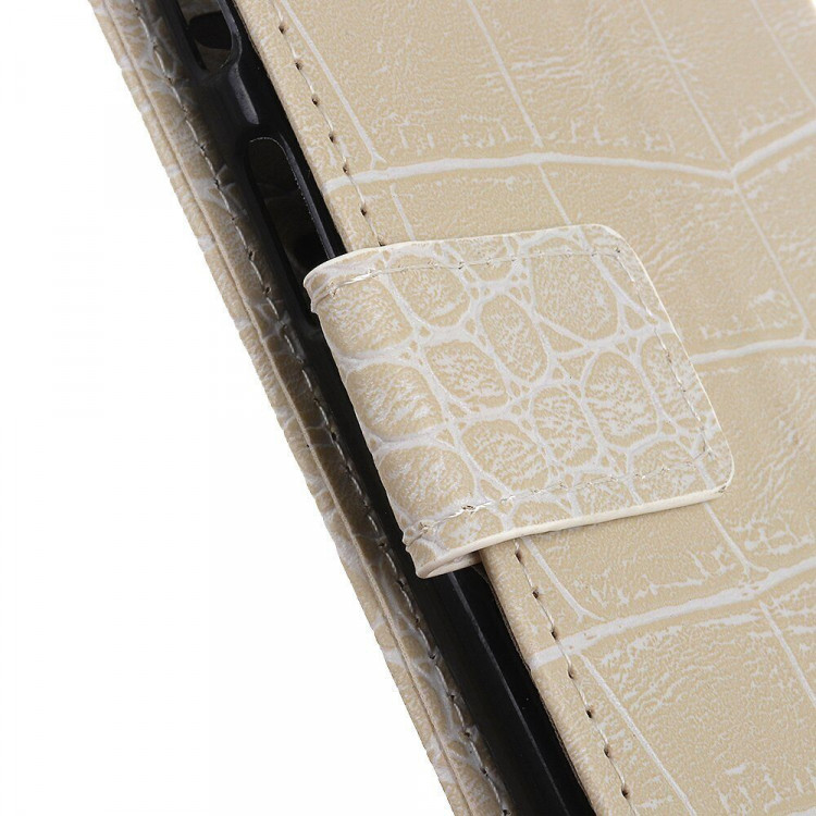 Чехол Crocodile Texture для Samsung Galaxy A50 / Galaxy A50s / Galaxy A30s (белый)