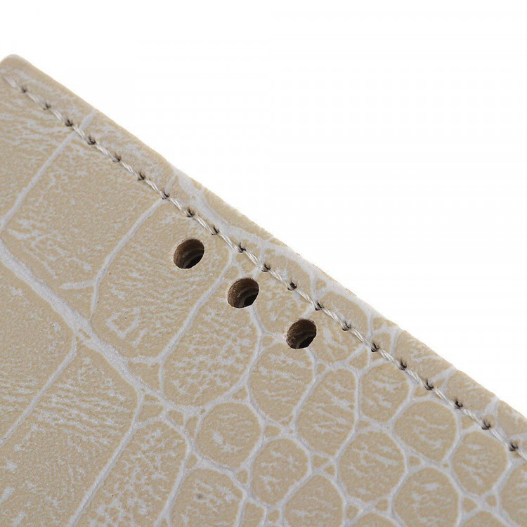 Чехол Crocodile Texture для Samsung Galaxy A50 / Galaxy A50s / Galaxy A30s (белый)