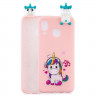 Силиконовый чехол 3D для Samsung Galaxy A30 / Galaxy A20 (Unicorn Enjoying Music)