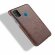 Кожаная накладка-чехол для Samsung Galaxy M30s / Galaxy M21 (коричневый)