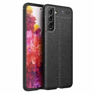 Чехол-накладка Litchi Grain для Samsung Galaxy S21 FE (черный) Чехол-накладка Litchi Grain для Samsung Galaxy S21 FE (черный)