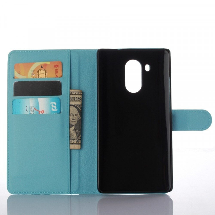 Чехол с визитницей для Huawei Mate 8 (голубой)